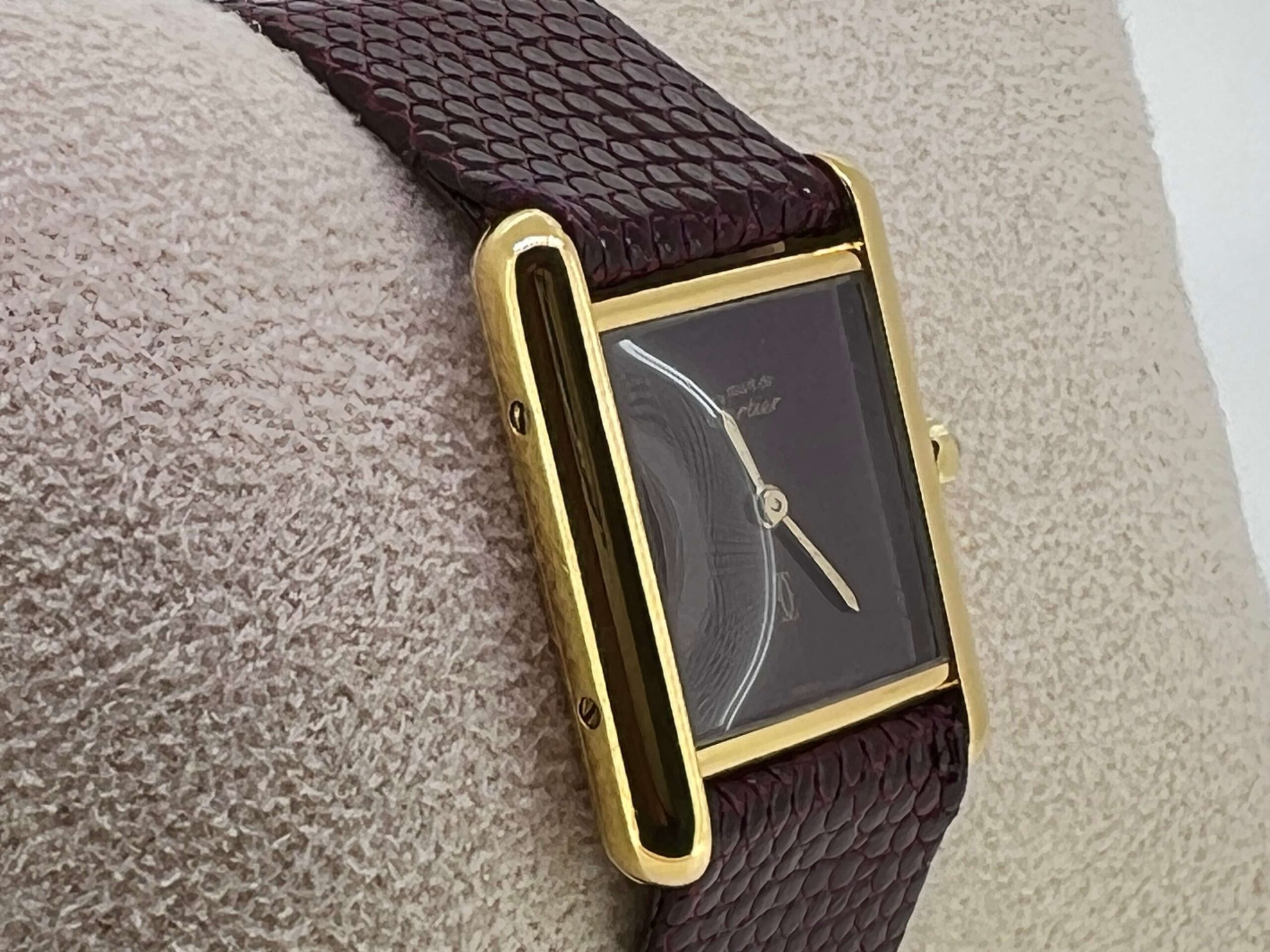 Cartier Tank Small Burgundy - Bild 2