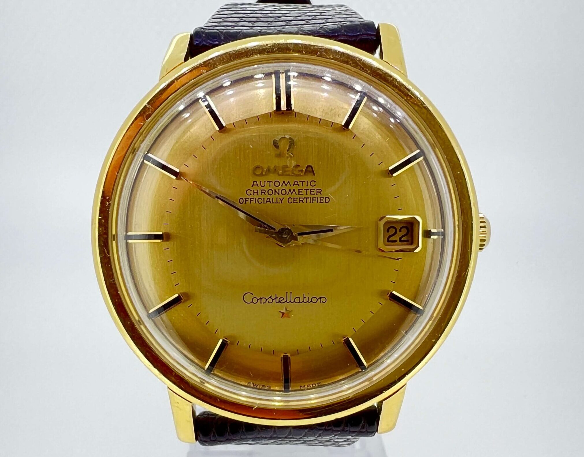 Omega Constellation Pie Pan 18K